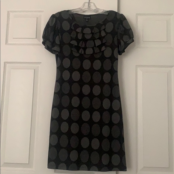 Black Puff Sleeve Dress NWT - Picture 1 of 3